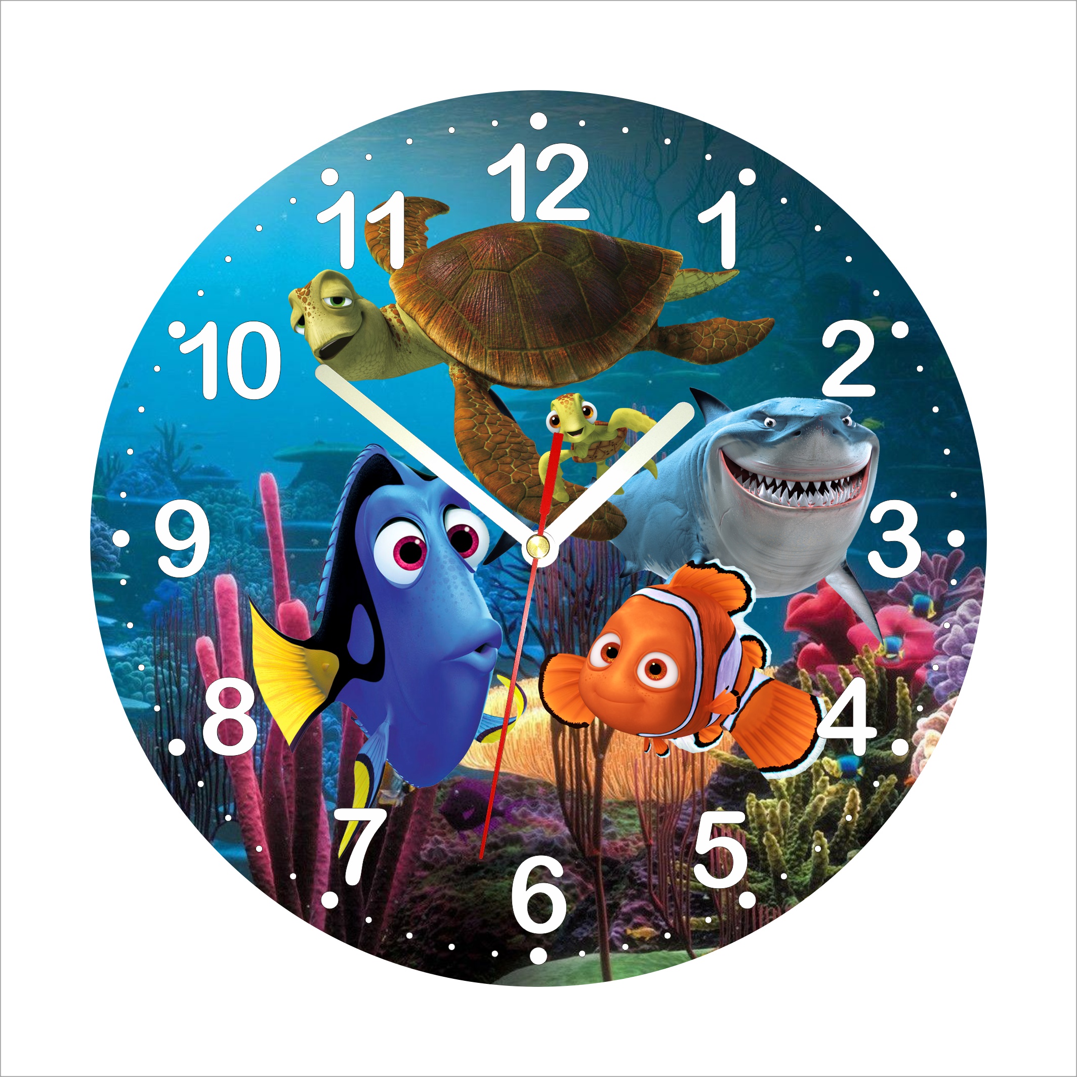 Detské nástenné hodiny Nemo