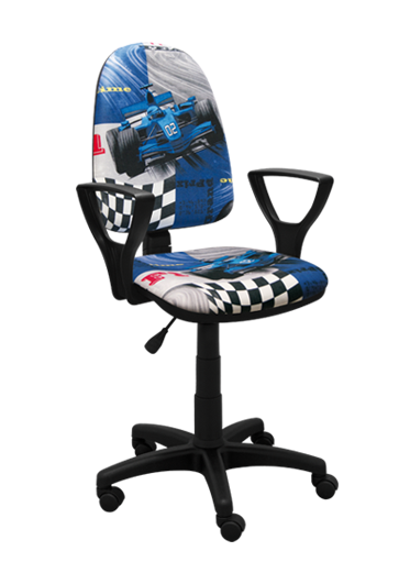 Detská stolička Bred formula modrá