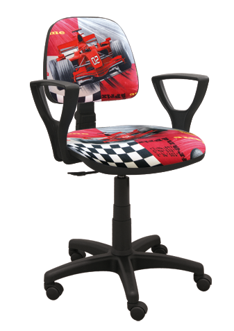 Detská stolička Kid formule červená