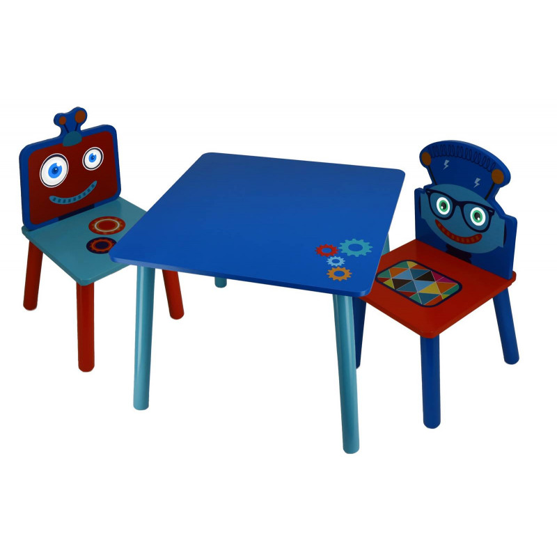 Detský stôl so stoličkami Robot