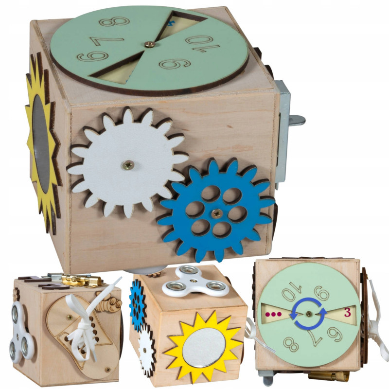 Montessori drevená kocka - malá