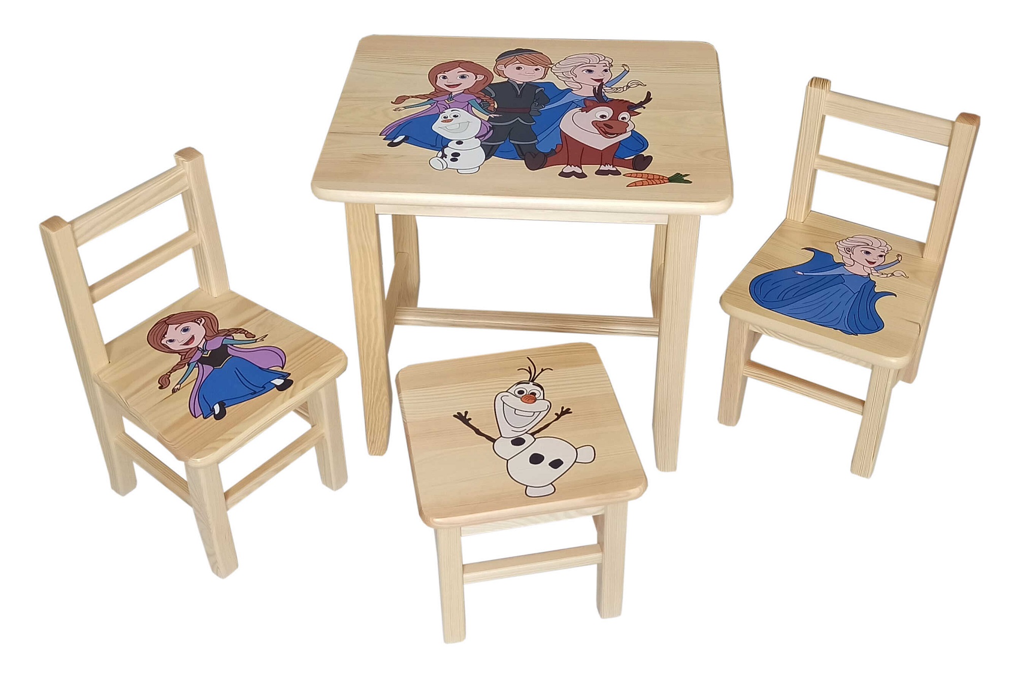 Detský Stôl so stoličkami Ľadové kráľovstvo