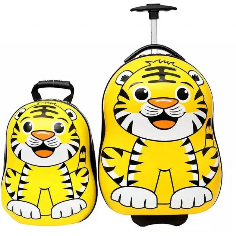 Detský cestovný kufor a batôžik Tigrík 29l