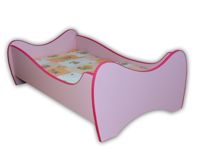Detská posteľ MIDI 140x70 ružová